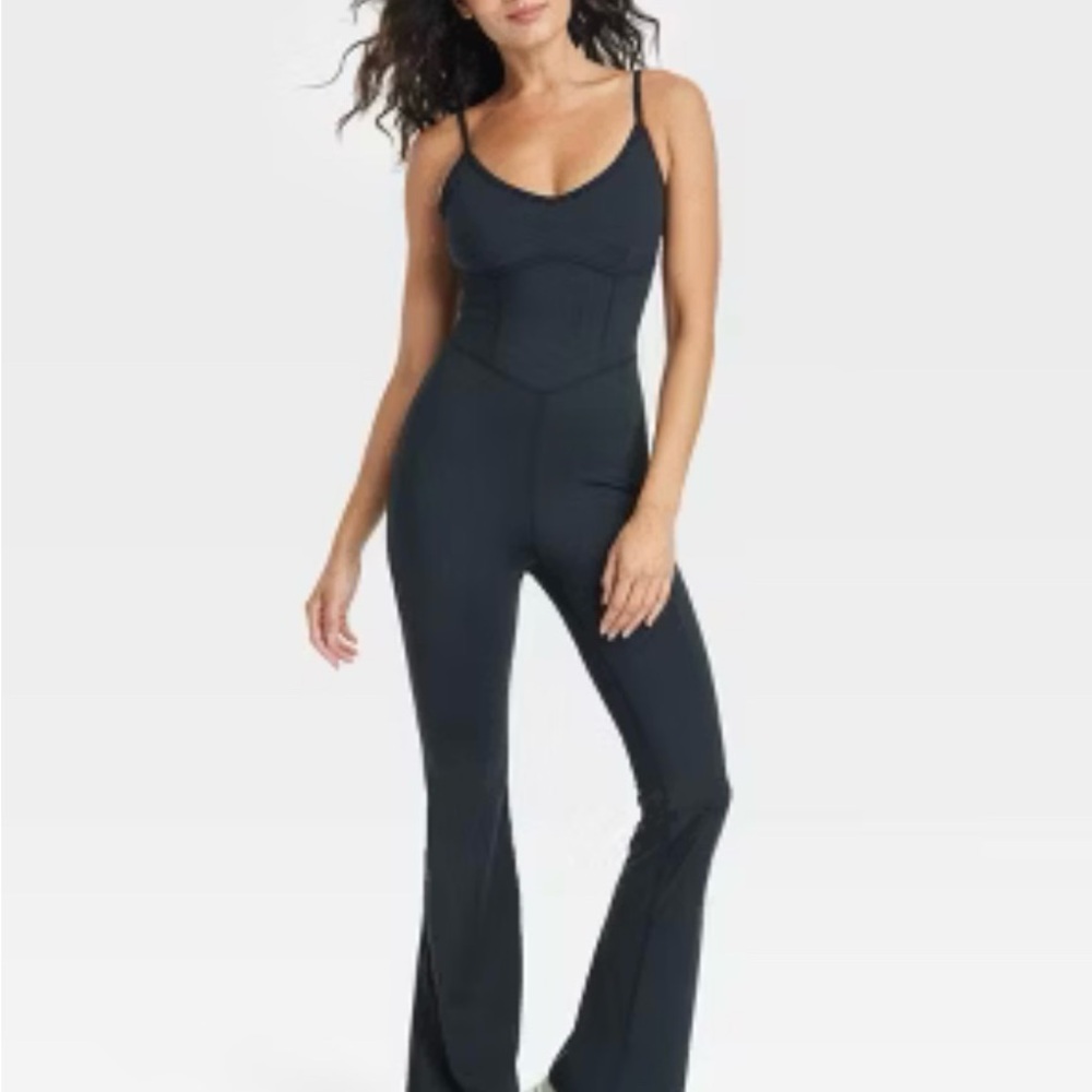 Target Black Flare Long Bodysuit Corset from JoyLab